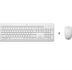 HP 230 Wireless Keyboard and Mouse Combo, 2.4GHz USB dongle, 1600 dpi, Windows PC Compatible, Full-Size Keyboard with Numeric pad, 12 Function Keys, 1-Year Warranty, 0.56 kg, White, 3L1F0AA