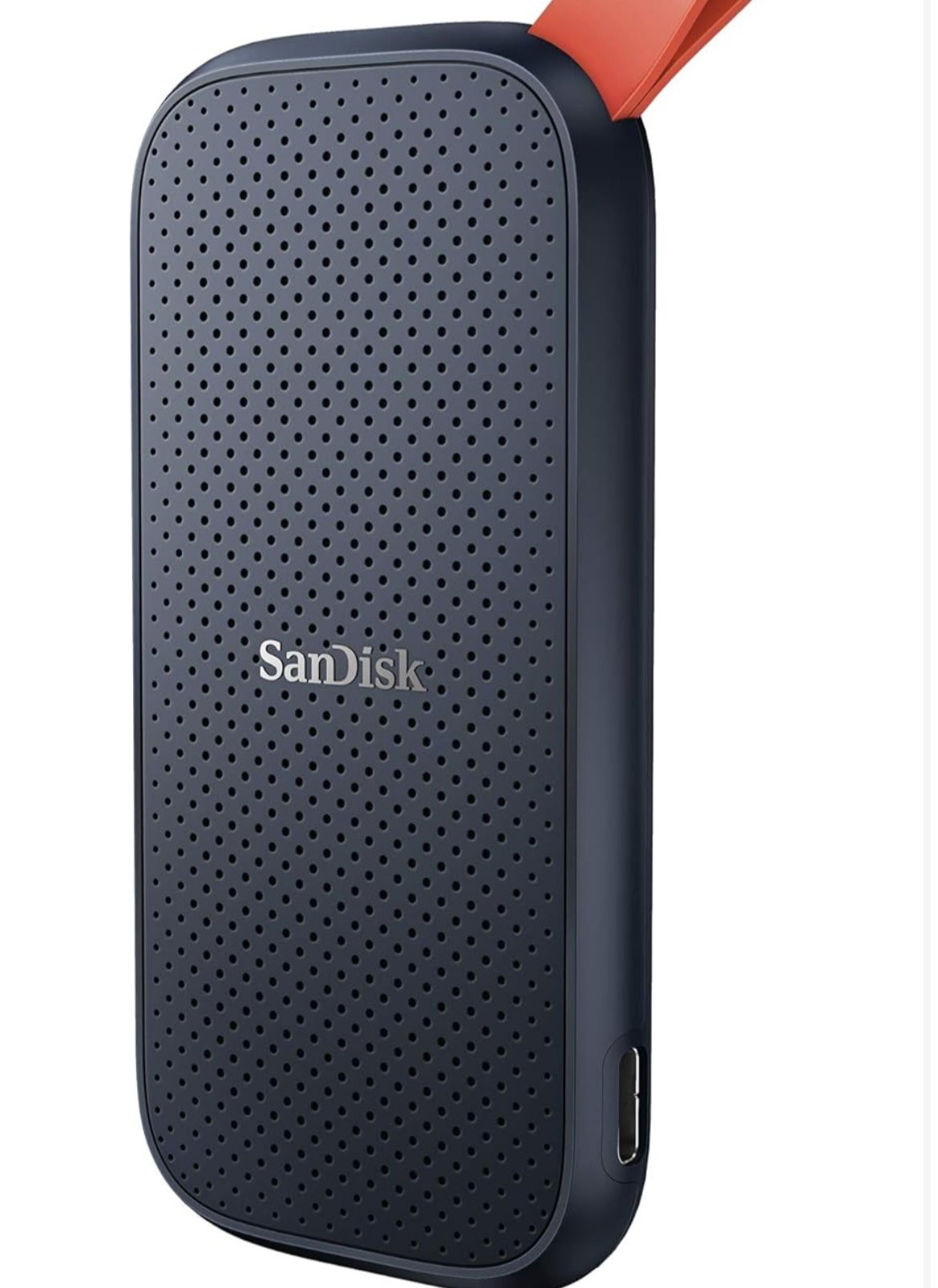 SanDisk 480GB Portable SSD, 520MB/s R, USB 3.2 Gen 2, Rugged SSD with upto 2 meter drop protection, Type-C to Type-A cable, PC & Mac compatible, 3 Y Warranty, External SSD (SDSSDE30-480G-G25)