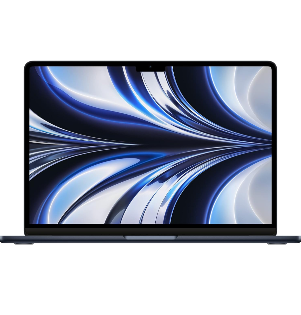 Apple 2022 MacBook Air Laptop with M2 chip: 34.46 cm (13.6-inch) Liquid Retina Display, 8GB RAM, 256GB SSD Storage, Backlit Keyboard, 1080p FaceTime HD Camera. Works with iPhone/iPad; Midnight