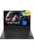 HP OMEN Gaming Laptop, Intel Core i7-13700HX, 6GB RTX 3050 GPU, 16.1-inch (40.9 cm), 95W TGP, FHD, IPS, 165Hz, 300 nits, 16GB DDR5, 512GB SSD, RGB Backlit KB, B&O (MSO, Black, 2.32 kg), wf0179TX