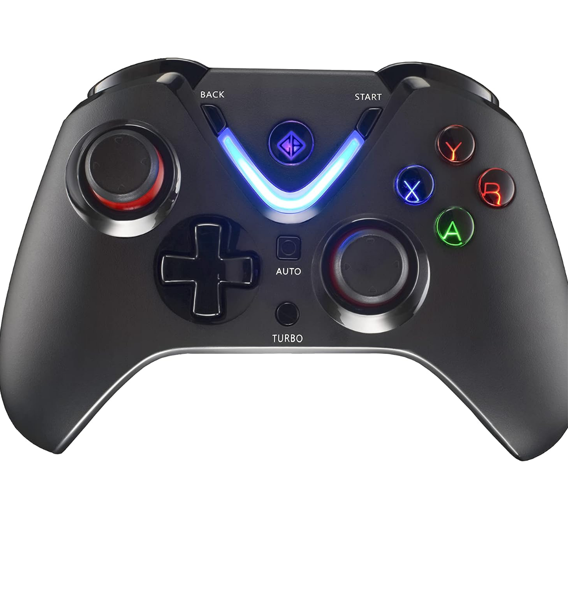 Cosmic Byte ARES Wireless Controller for PC, Magnetic Triggers, Accurate Joysticks, Dual Vibration, Backit LED Buttons, USB Extension Cable (Black)