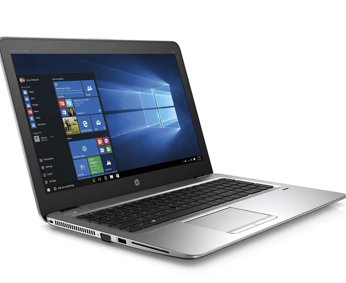 HP EliteBook 850 G3 15.6 inches Laptop, Core i5-6200U 2.3GHz, 8GB RAM, 256GB Solid State Drive, Windows 10 Pro with 1 Months on Site Warranty (Used)