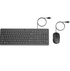 HP 150 Wired Keyboard and Mouse Combo with Instant USB Plug-and-Play Setup, 12 Shortcut Keys, 6° Adjustable Slope Keyboard and 1600 DPI Optical Sensor Mouse