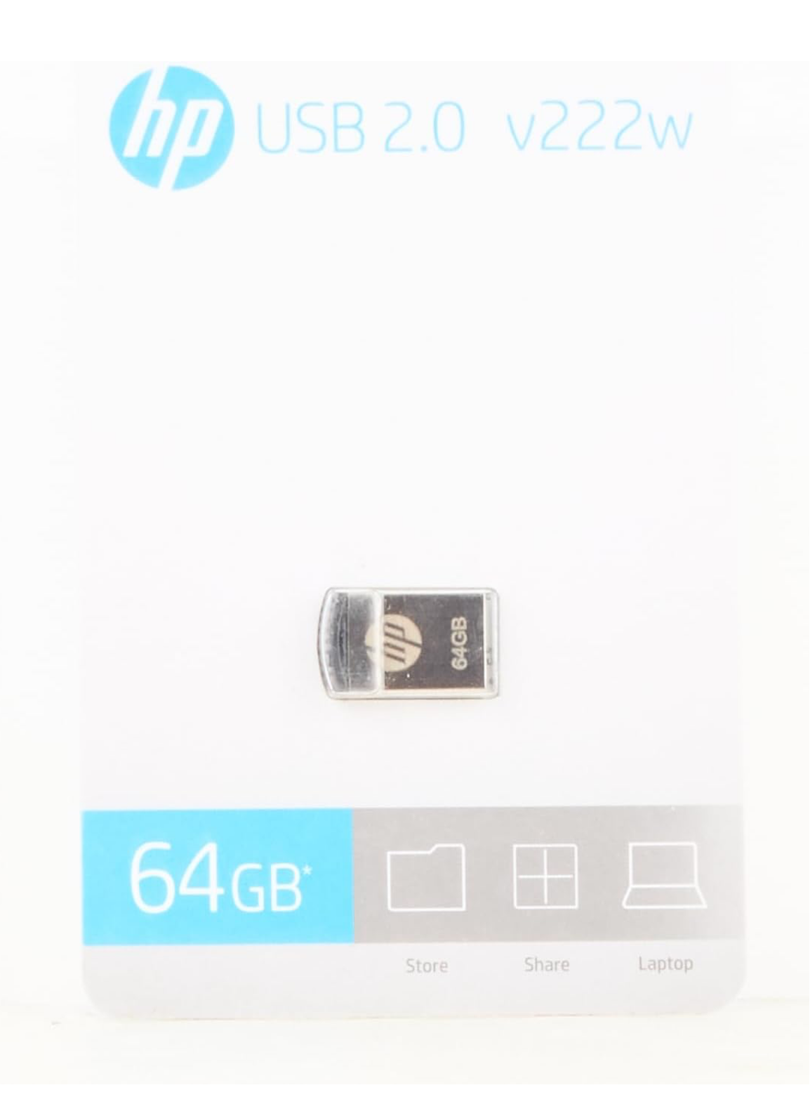 HP v222w 64GB USB 2.0 Pen Drive (Silver)