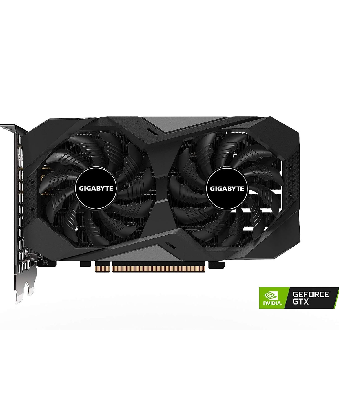 GIGABYTE Nvidia GeForce ® GTX 1650 D6 pci_e_x16 WINDFORCE OC 4GD Graphics Card with Integrated 4GB GDDR6 Memory (GV-N1656WF2OC-4GD)