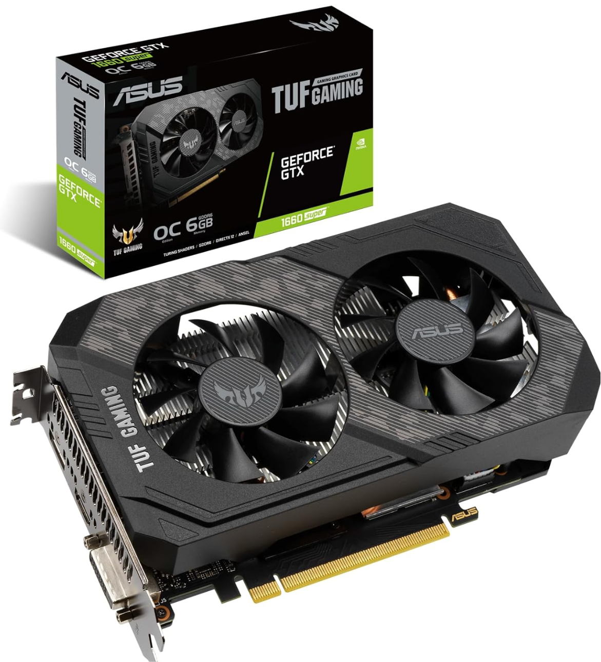 ASUS TUF Gaming Video Card - GeForce GTX 1660 Super, 6 GB GDDR6, OC Edition, pci_e_x16