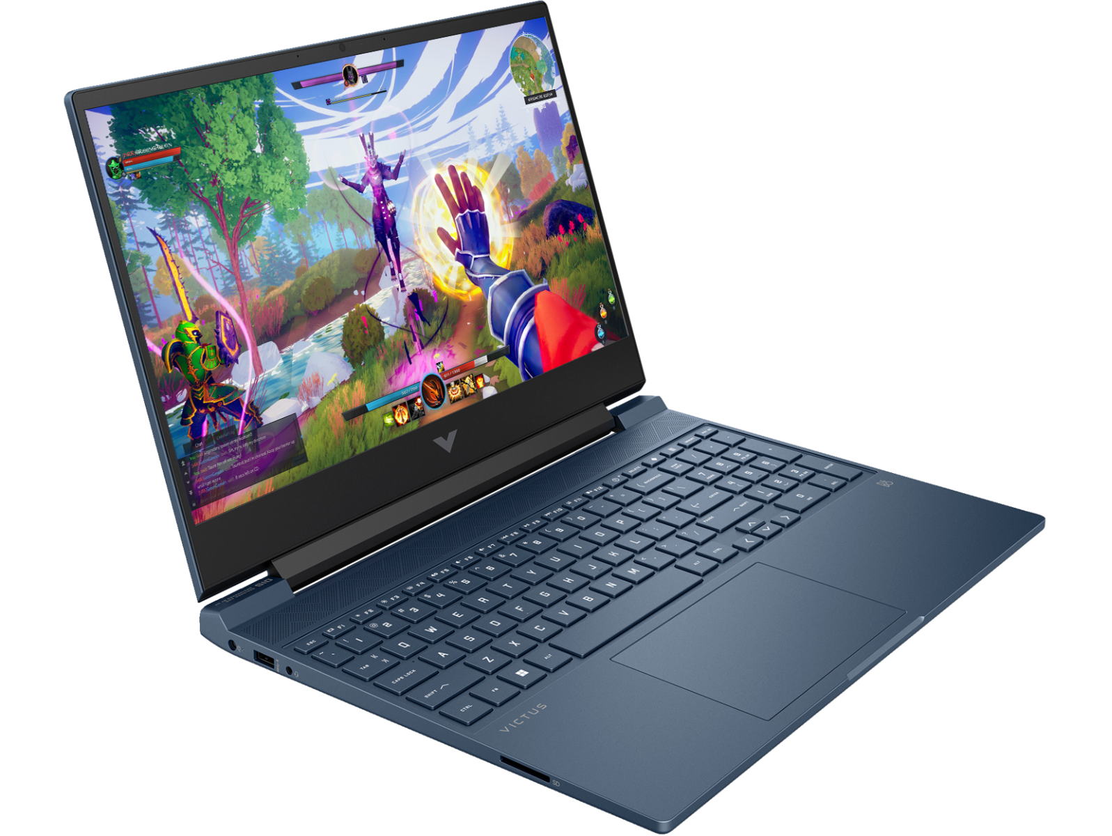 HP Victus Gaming Laptop, AMD Ryzen 5 5600H, 4GB AMD Radeon RX 6500M Graphics, 15.6-inch (39.6 cm), FHD, IPS, 16GB DDR4, 512GB SSD, Backlit KB, B&O, Dual Speakers (Win 11 Pro, Blue, 2.48 kg), fb0150AX